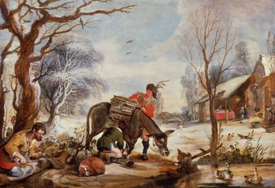 冬の情景 作： Willem van the Elder Herp